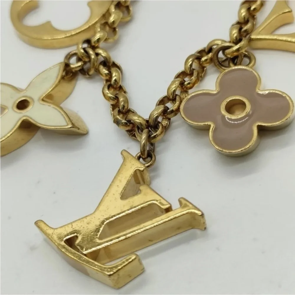 Louis Vuitton FLEUR DE MONOGRAM BAG CHARM CHAIN